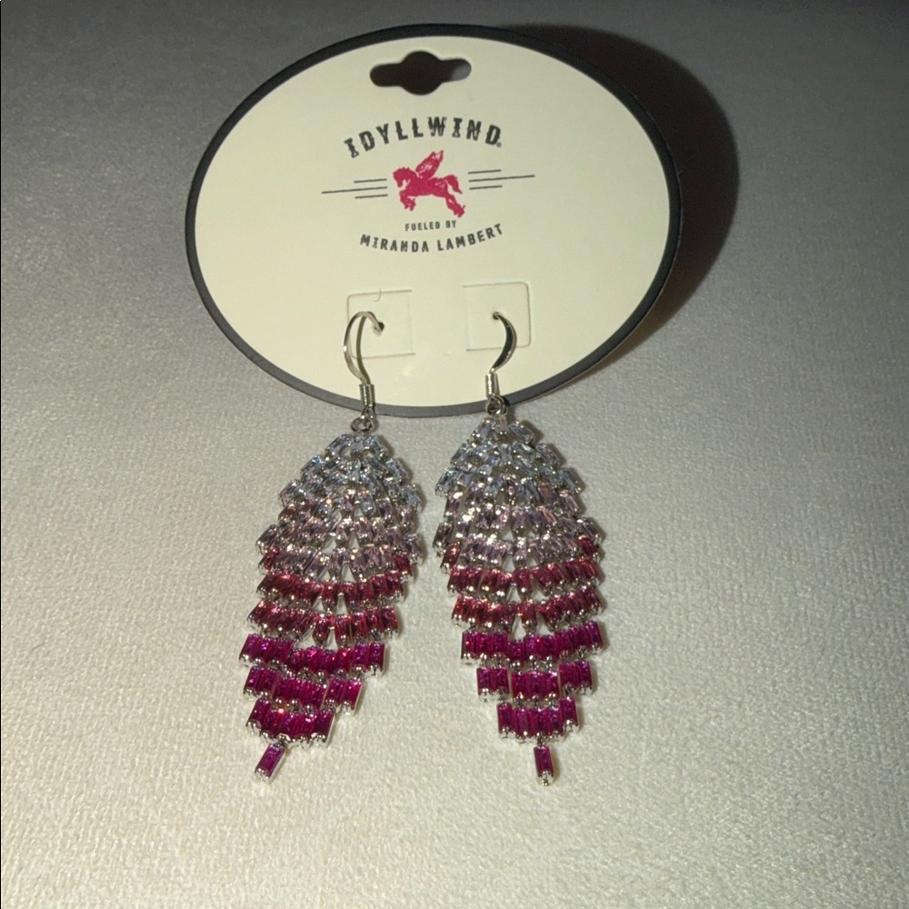 Idyllwind Pink and Silver Tiered Earrings